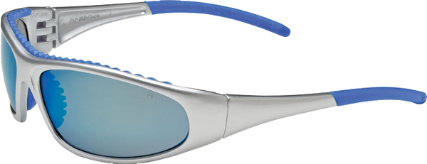 Bouton® Flashfire Blue Mirror Glasses