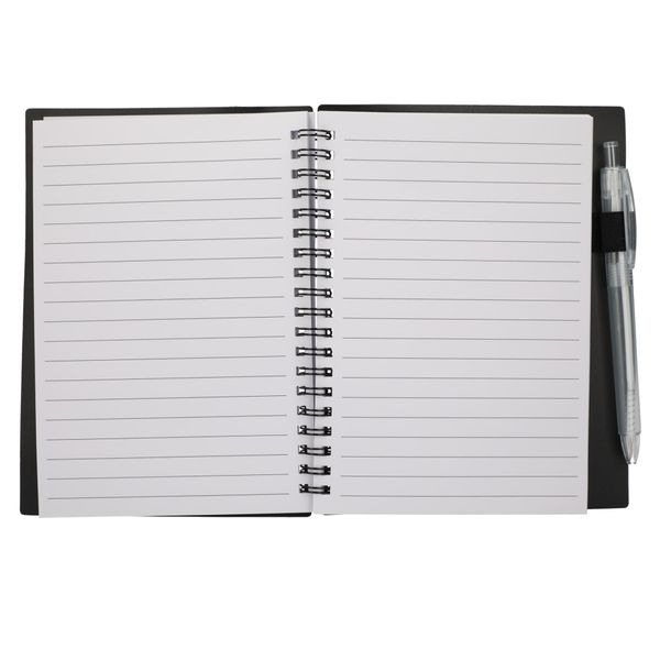 FSC® Recycled 5" x 7" Star Spiral Notebook with Pe