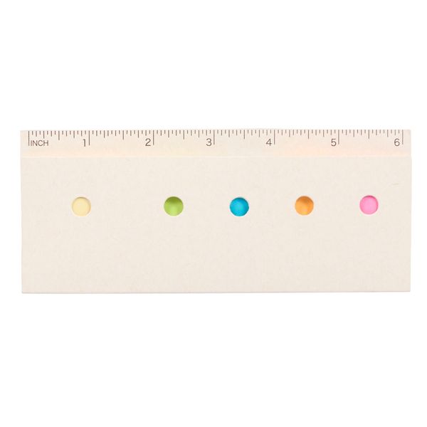 Recycled Milk Carton Sticky Notes & Ruler Pad