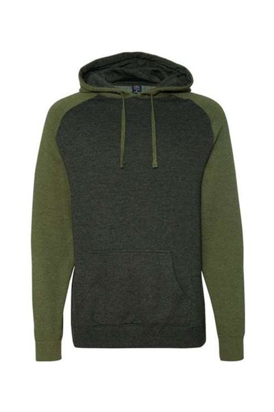 Independent Trading Co. Raglan Hooded Sweatshirt