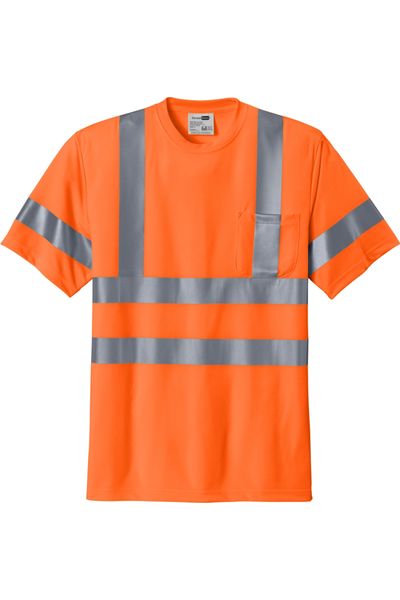 CornerStone - ANSI 107 Class 3 Short Sleeve Snag-Resistant Reflective T-Shirt