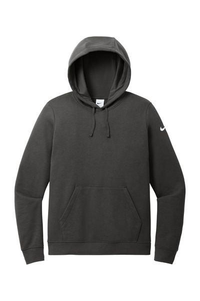 Nike Ladies Club Fleece Sleeve Swoosh Pullover Hoodie