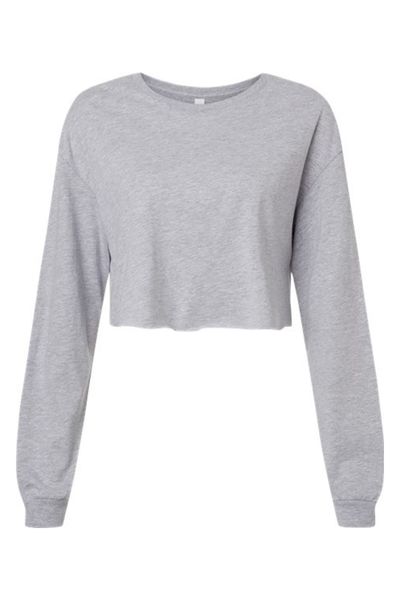 Bella + Canvas FWD Fashion Women's Crop Long Sleeve Tee