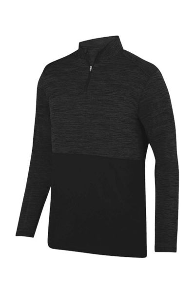 Augusta Sportswear Shadow Tonal Heather Quarter-Zip
