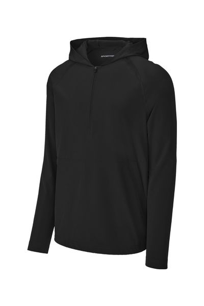 Sport-Tek Repeat 1/2-Zip Long Sleeve Hooded Jacket