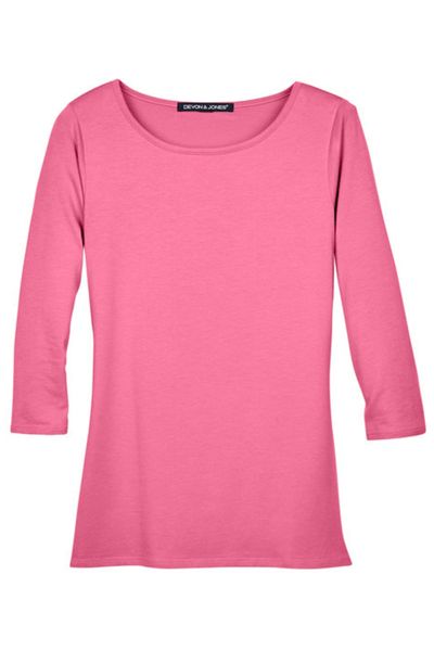 Devon & Jones Women's Perfect Fit Ballet Bracelet-Length Knit Top