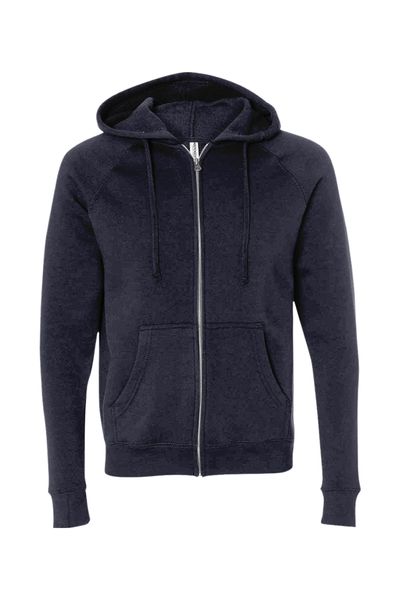 Independent Trading Co. Unisex Special Blend Raglan Full-Zip Hooded Sweatshirt