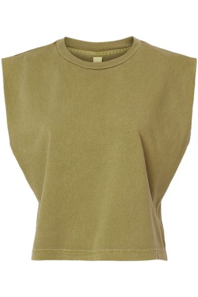 American Apparel Garment-Dyed Women's Heavyweight Muscle Tee