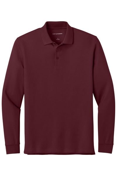 Port Authority Wearever Signature Pique Long Sleeve Polo