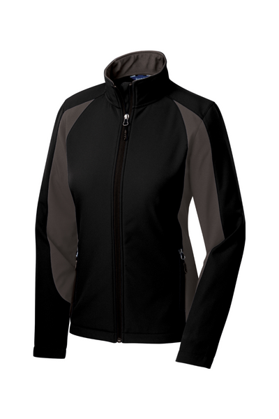 Sport-Tek® Ladies Colorblock Soft Shell Jacket