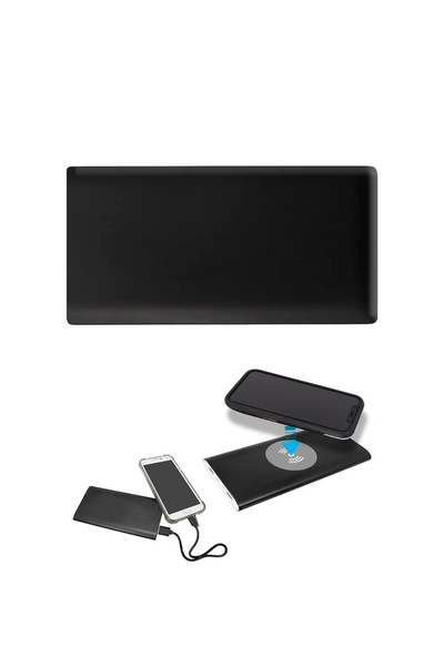 Power Bank & Wireless Anodized Aluminum Charger