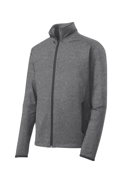 Sport-Tek Sport-Wick Stretch Contrast Full-Zip Jacket