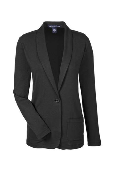 Devon & Jones Women's Perfect Fit Shawl Collar Cardigan