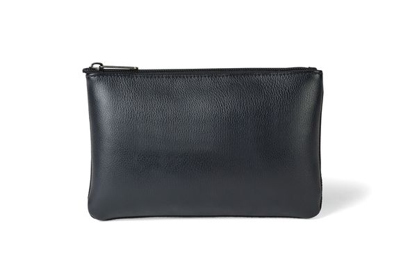 Travis & Wells® Leather Zippered Pouch