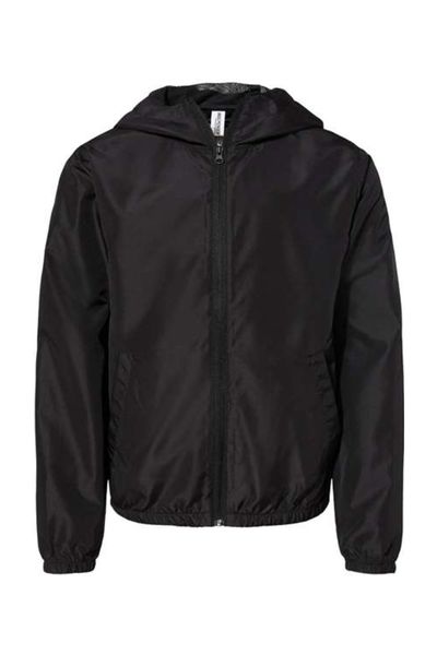 Independent Trading Co. Youth Lightweight Windbreaker Full-Zip Jacket
