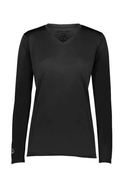 Holloway Women's Momentum Long Sleeve V-Neck T-Shirt