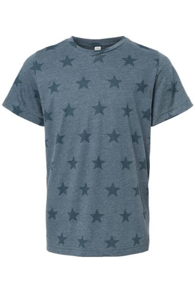 Drop Ship Code Five Youth Star Print Tee