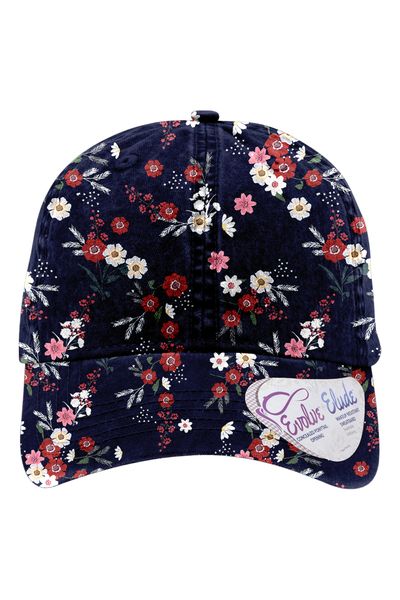 Infinity Her Women's Garment-Washed Fashion Print Cap