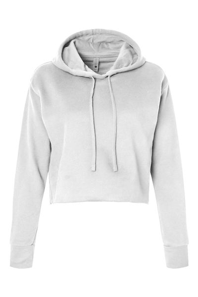 Next Level Apparel Ladies' Cropped Pullover Hooded Sweatshirt