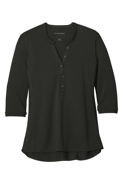 Port Authority Ladies UV Choice Pique Henley