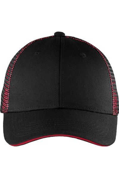 Port Authority Double Mesh Snapback Sandwich Bill Cap