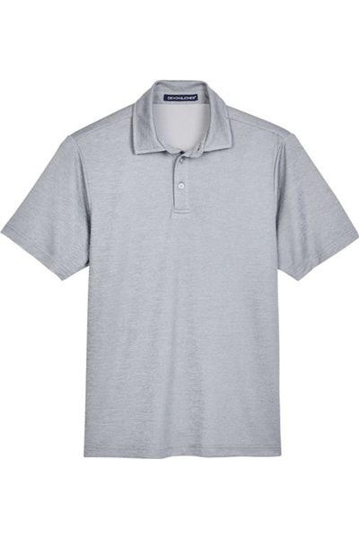 Devon & Jones CrownLux Performance Men's Address Melange Polo