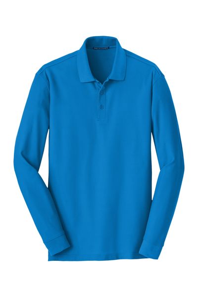 Port Authority Long Sleeve Core Classic Pique Polo