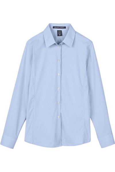 Devon & Jones CrownLux Performance Ladies' Microstripe Shirt