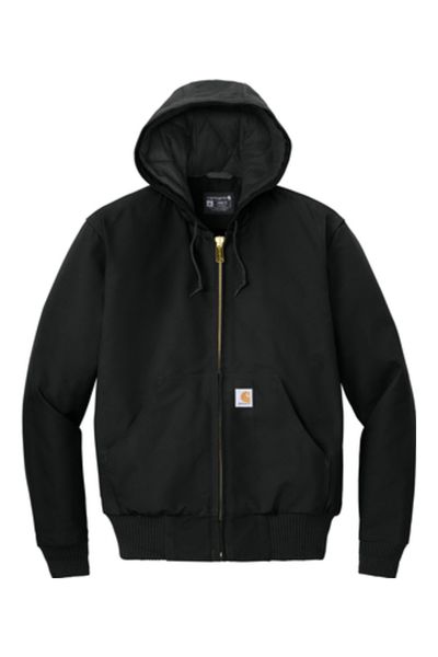 Carhartt Quilted-Flannel-Lined Duck Active Jac