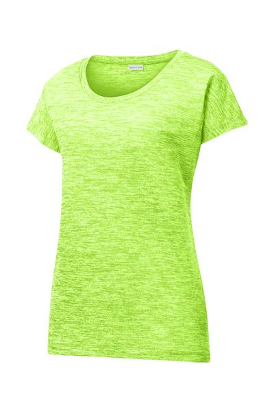 Sport-Tek Ladies PosiCharge Electric Heather Sporty Tee