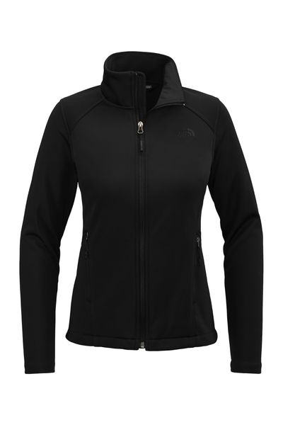 The North Face Ladies Chest Logo Ridgewall Soft Shell Jacket