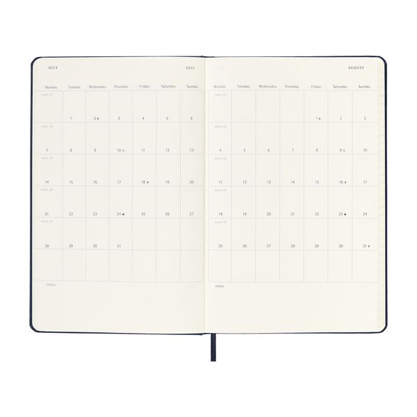 Moleskine® Hard Cover Large 12-Month Daily 2026 Planner