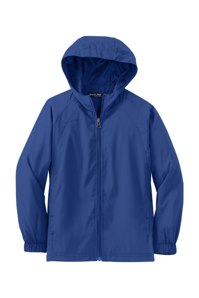 Sport-Tek® Youth Hooded Raglan Jacket