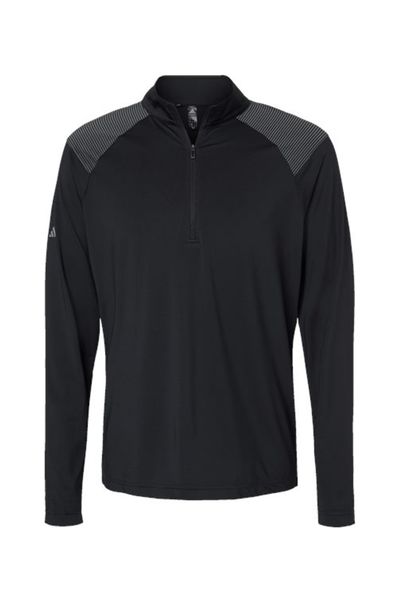 Adidas Men's Ultimate365 Lightweight Shoulder Stripe Quarter-Zip Pullover (A520)