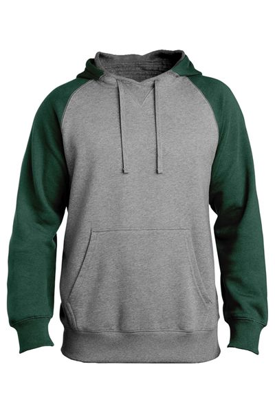 Sport-Tek Raglan Colorblock Pullover Hooded Sweatshirt