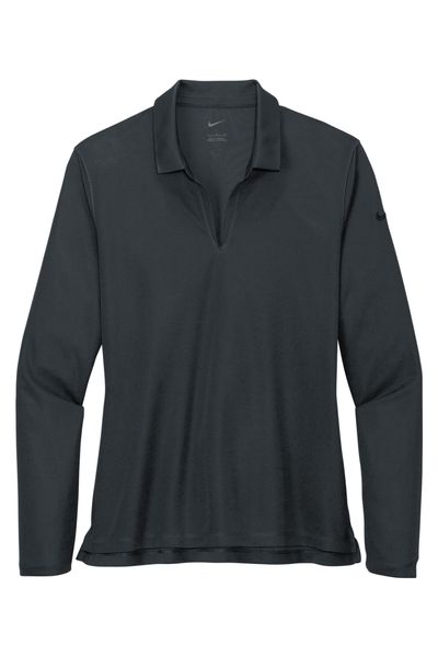 Nike Ladies Dri-FIT Micro Pique 2.0 Long Sleeve Polo