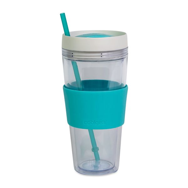 Cool Gear® Callisto Chiller Clear Straw Bottle - 24 Oz.