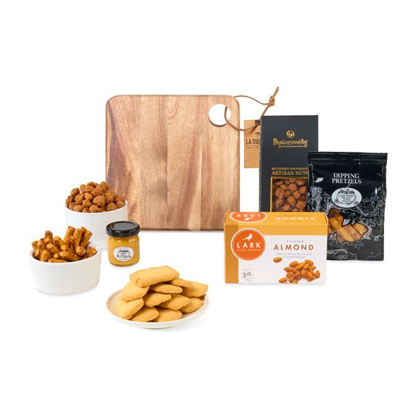 Cheese Board & Bites Gift Set