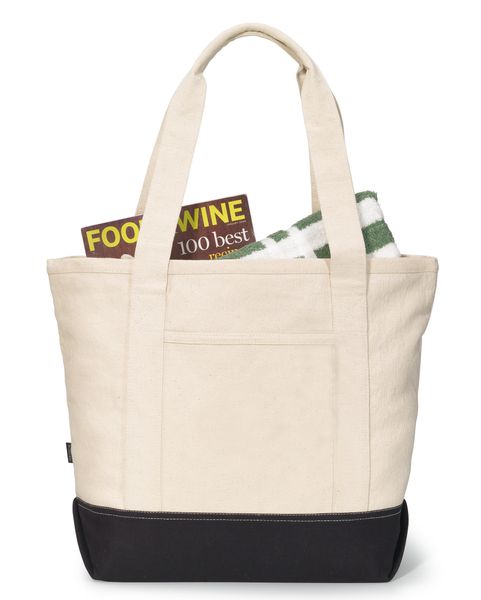 Newport Cotton Zippered Tote