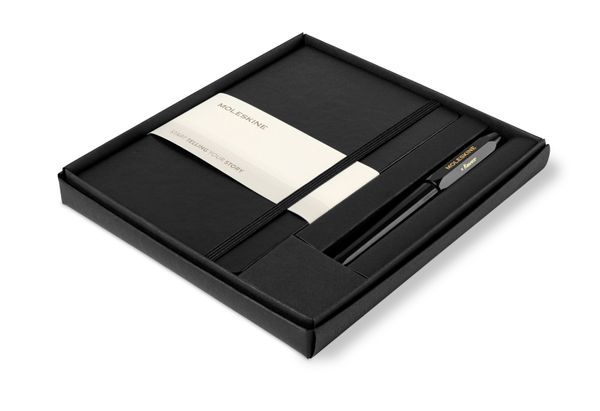 Moleskine® Medium Notebook and Kaweco Pen Gift Set